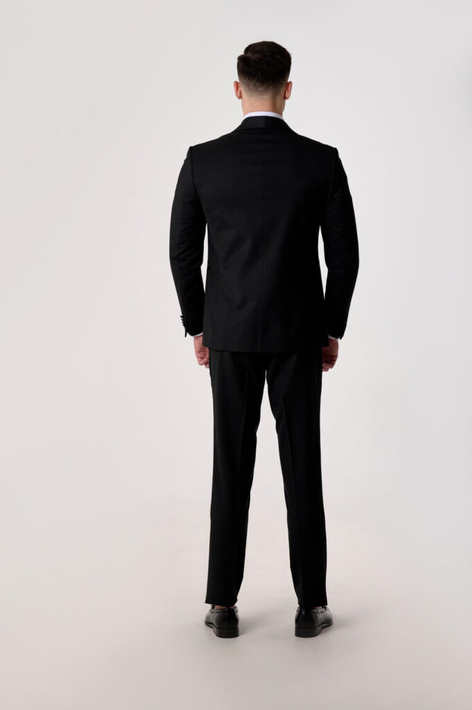 Чоловічий смокінг з вовною чорний be Gentleman 2