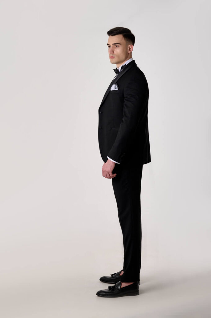 Чоловічий смокінг з вовною чорний be Gentleman 2