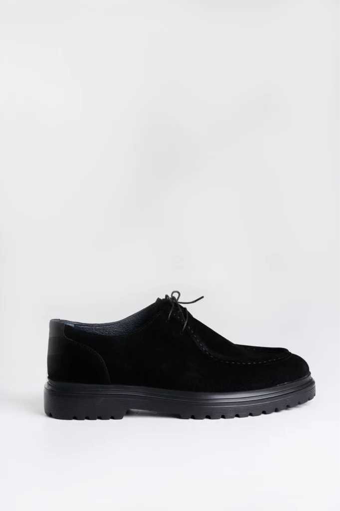 Чорні дербі mac toe замша be Gentleman 2
