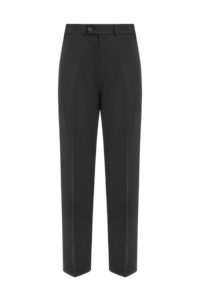Black wool-blend chinos be Gentleman 5