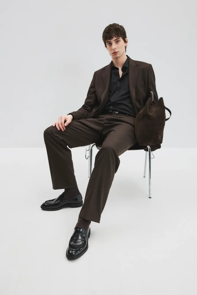Chocolate Brown suit be Gentleman 2