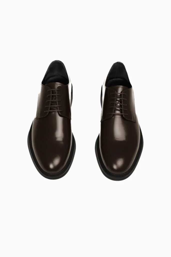 MATTE TRUFFLE derby shoes be Gentleman 2