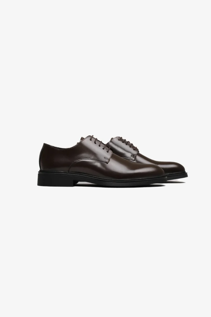 MATTE TRUFFLE derby shoes be Gentleman 2