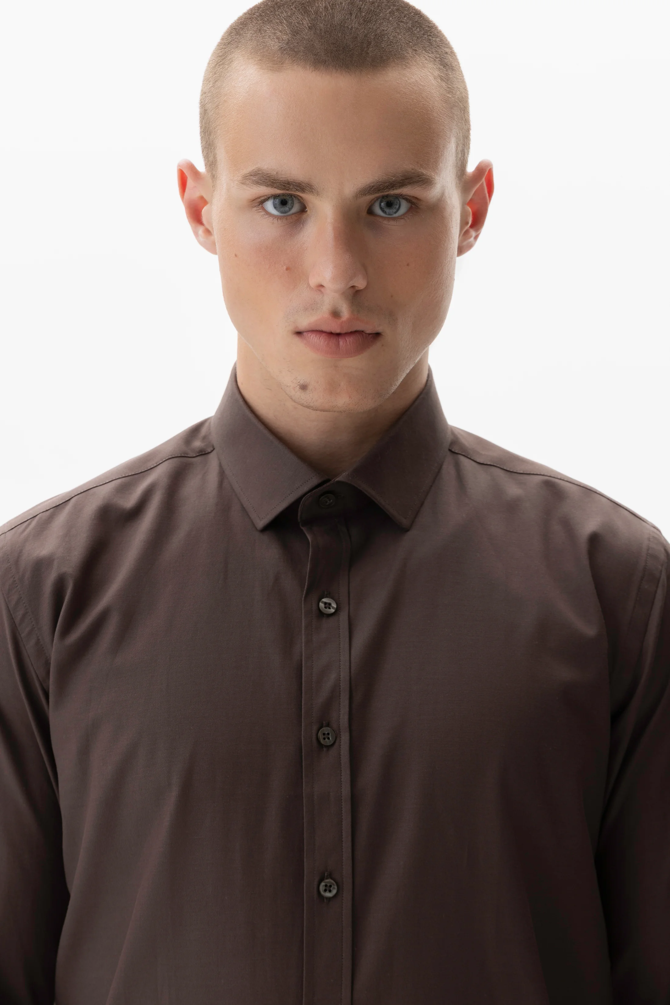 Brown cotton shirt