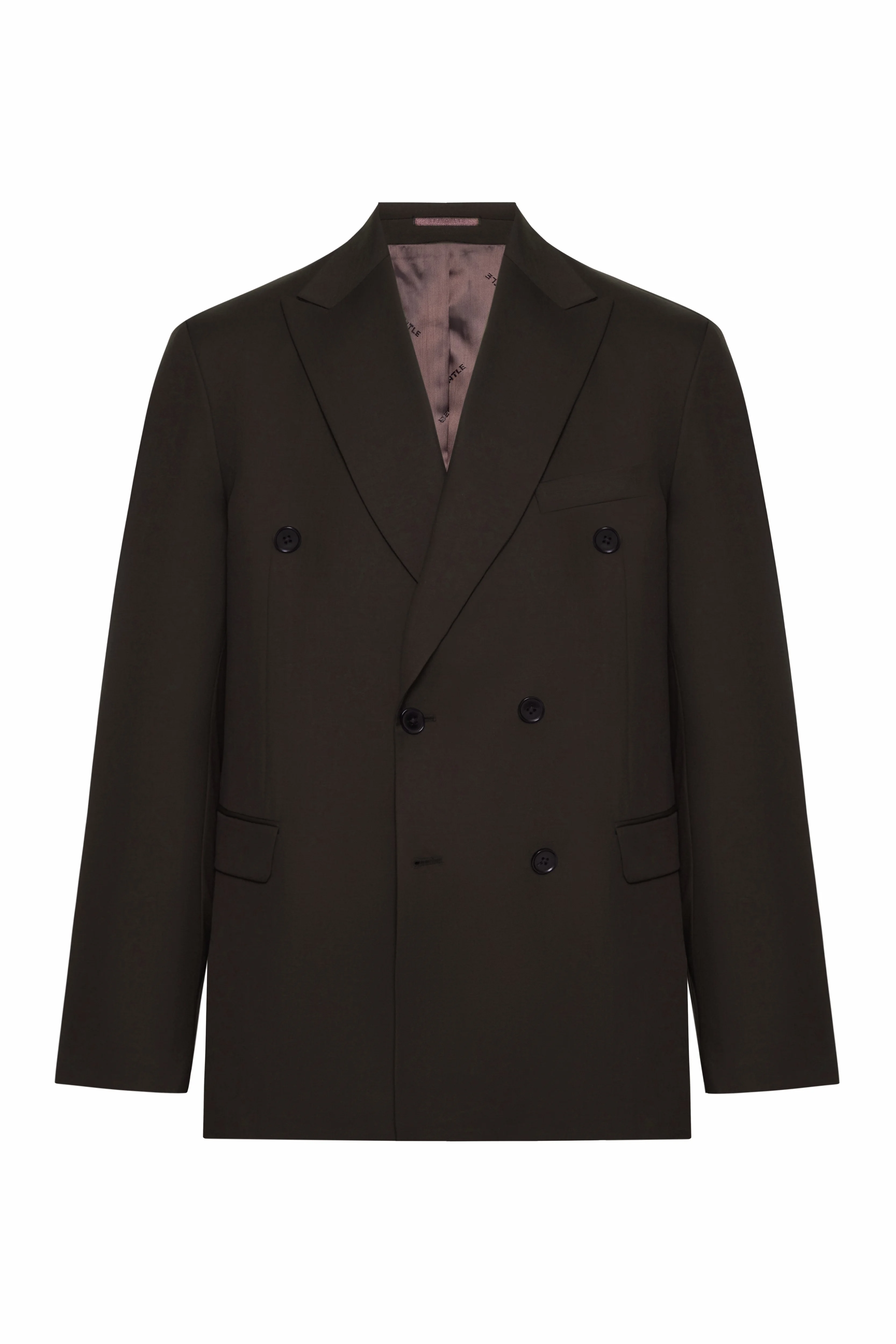Костюм двобортний Deep brown