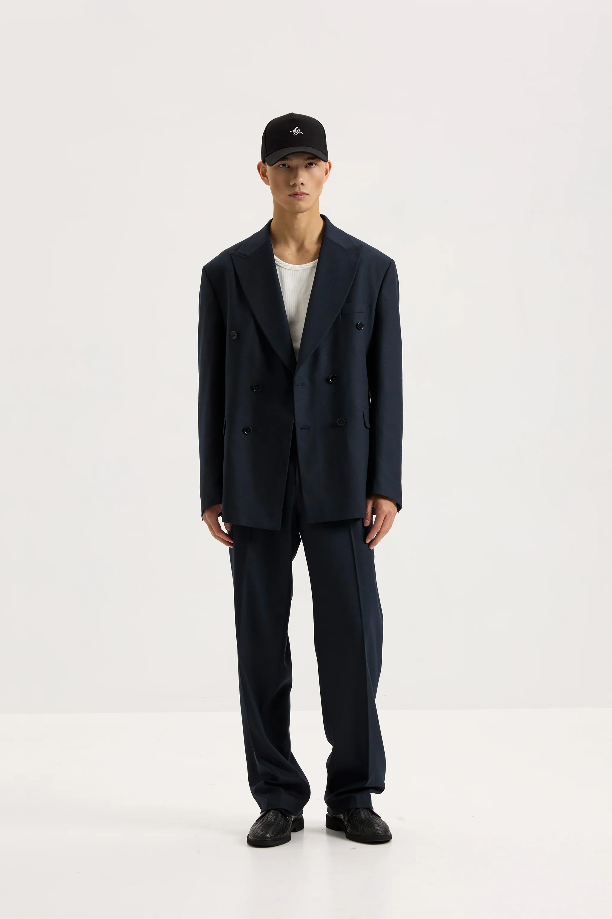 Костюм двобортний Dark blue