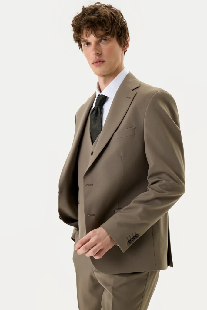 Костюм-трійка Classie Mocha зі 100% шерсті be Gentleman 2