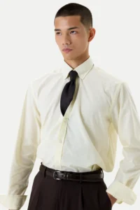 Lemon Oxford shirt be Gentleman 5